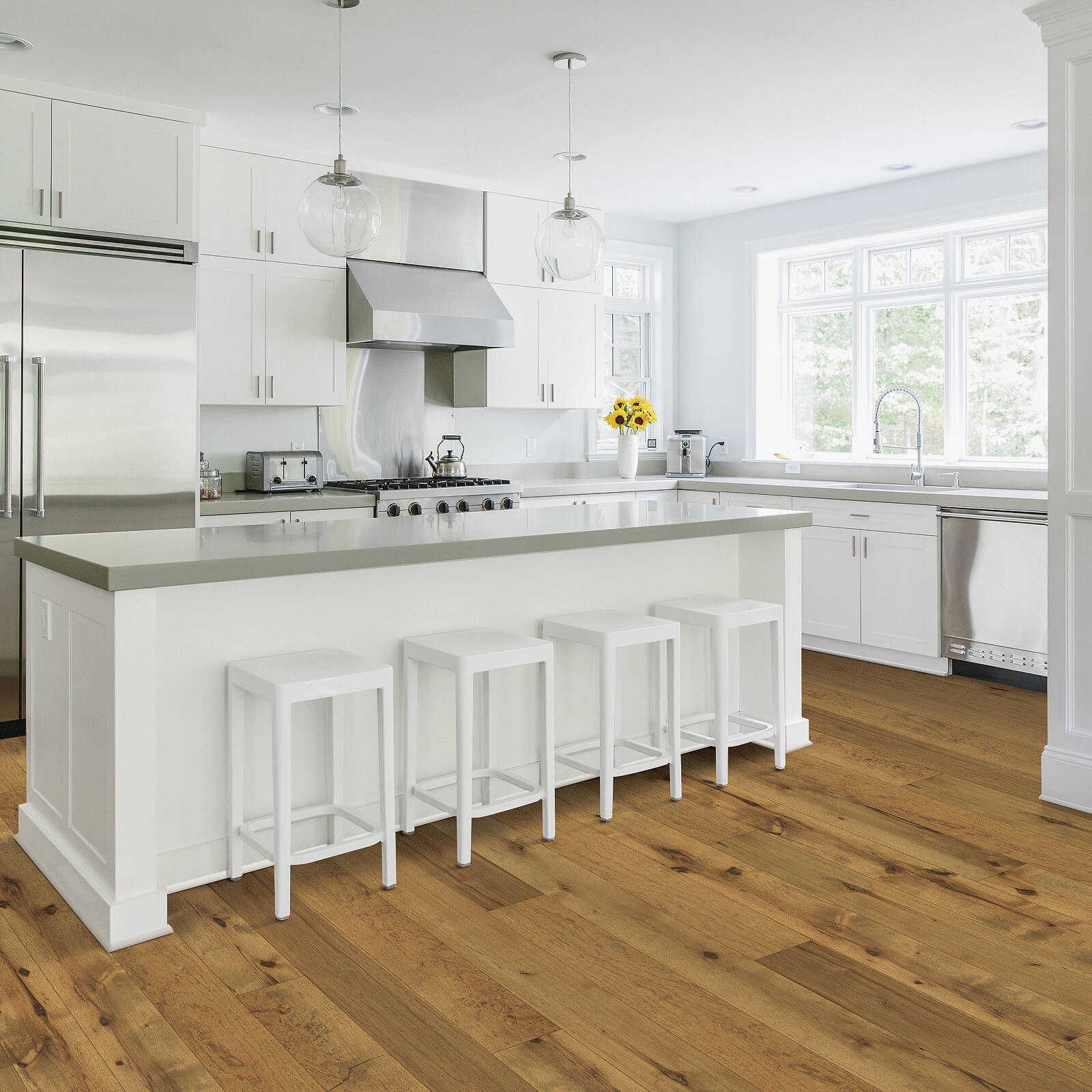 Kitchen hardwood flooring | Country Carpet & Furniture